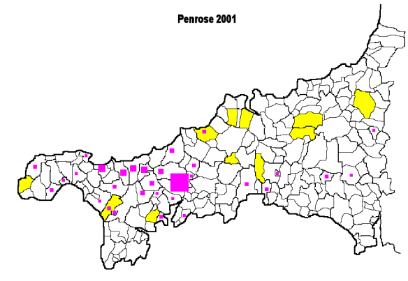 Which of the 11 places called Penrose do Penroses hail from originally?