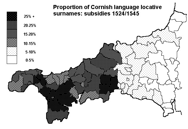 cornish language locative names C16